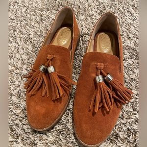 Franco Sarto suede loafer size 6.5
